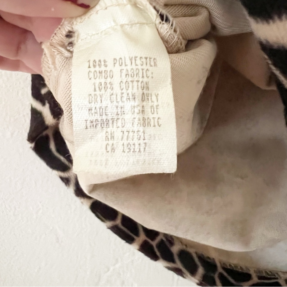 COLLECTORS Vintage Betsey Johnson Giraffe Print Skirt - Picture 11 of 12